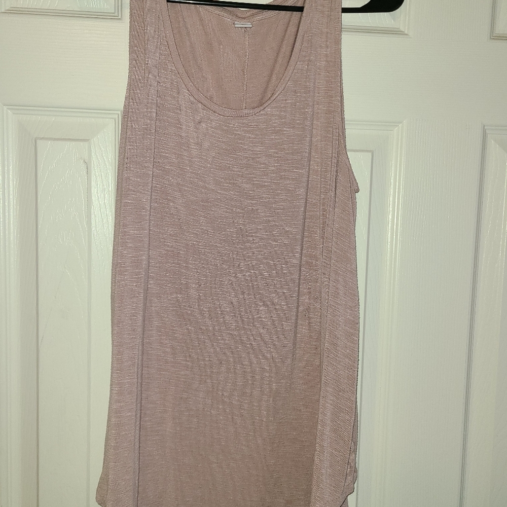 Old navy lux sleeveless blush top